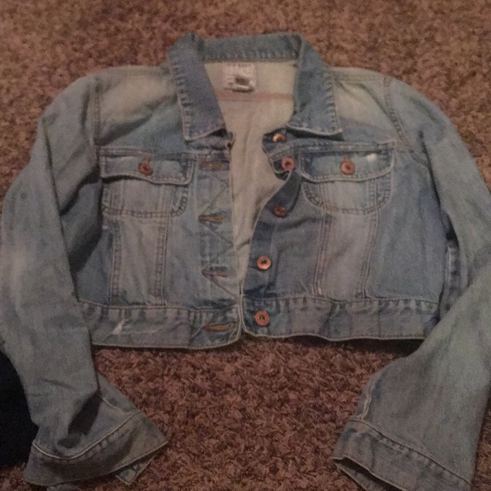 Old Navy crop jean jacket